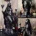 Assorted Gothic Figurines Set - Mysterious Goddess, Cute Grim Reapers & Spooky Witch Decor For Dark Fantasy Enthusiasts, Unique Gifts_maomaolike.com