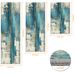 Three-piece Kitchen Rug Set, Non-slip And Washable, Abstract Pattern Kitchen Hallway Rug, Soft And Comfortable, Suitable For Sinks, Floors, Entrances, Hallways And Bathrooms._maomaolike.com