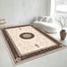 Living Room Rug,Large Rug,Oversized, Gold Leaves Design,Bedroom Rug,Soft And Thick, Machine Washable, Thickened Rug, Bedside Rug,Decorative Indoor Rug_maomaolike.com