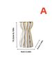 1pc Light Luxury Gold Stripe Design Ceramic Vase Small Fresh Style Can Be Filled With Water Vase Multi-scene Ornament Vase_maomaolike.com