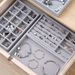 Soft Velvet Stackable Jewelry Tray Case Jewelry Display Storage Box Portable Ring Earrings Necklace Organizer Box Jewelry Holder_maomaolike.com