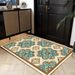 Living Room Rug Large Size Gorgeous Gold Frame Design Bedroom Rug Plush Thickened Machine Washable Thickened Underlay Interior Decorative Rug_maomaolike.com
