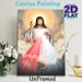 Divine Jesus Painting Poster, Serene Glowing Religious Scene Poster, Inspirational Spiritual Decor Ideal For Home, Prayer Room_maomaolike.com