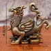 New Brass Four Mythical Beasts Ornaments Qinglong White Tiger Suzaku Xuanwu Living Room Office Metal Crafts Wholesale_maomaolike.com