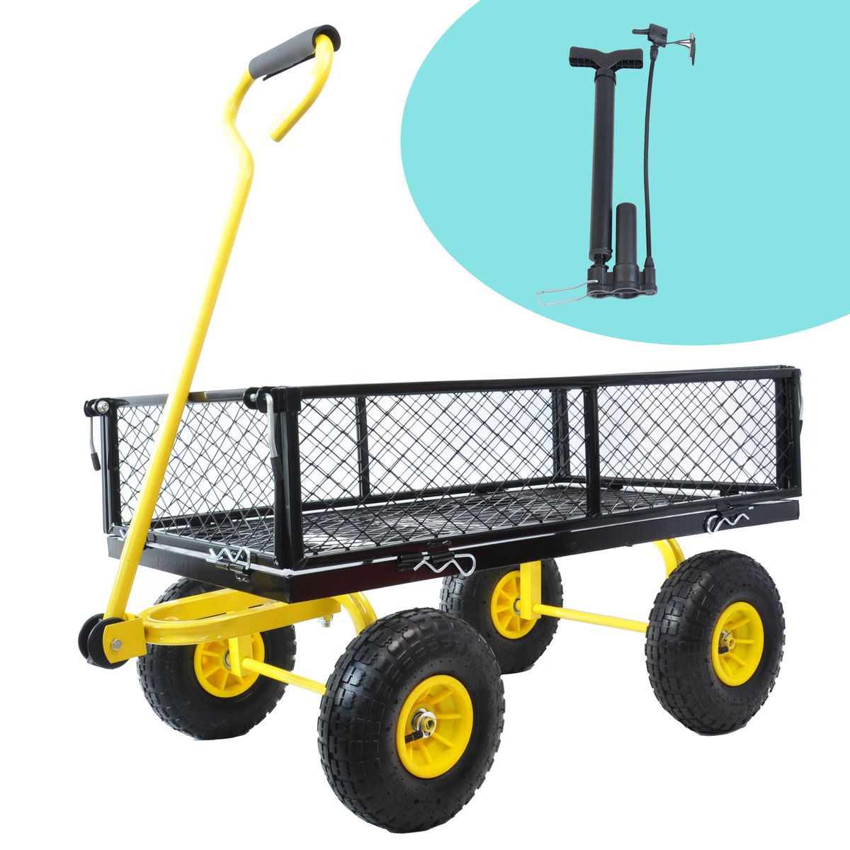 Wagon Cart Garden Cart Trucks Make It Easier To Transport Firewood_maomaolike.com