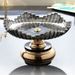 Nordic Style Crystal Glass Home Living Room Coffee Table Modern Creative Simple Snack Candy Dried Fruit Plate_maomaolike.com