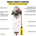 Hydraulic Pump, 8 Quart/2 Gal Double Acting Dump Trailer Pump DC 12V, 3200 PSI Max Relief Pressure, Electric Hydraulic Power Unit For Dump Trailer Car Lifting (with 4pcs SAE #6 Connectors)_maomaolike.com