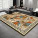 Living Room Rug Large-sized Rug With Geometric Pattern Bedroom Rug Plush Thickened Machine Washable Thickened Rug Bedside Rug Interior Decorative Rug_maomaolike.com