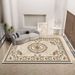 Living Room Rug,Large Rug,Oversized, Gold Leaves Design,Bedroom Rug,Soft And Thick, Machine Washable, Thickened Rug, Bedside Rug,Decorative Indoor Rug_maomaolike.com