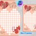 100 Magical Moments Love Themed Painting Poster, Soft Pink Romantic Heart Pattern Poster, Scratch-off Design To Record Sweet Shared Moments, Ideal For_maomaolike.com