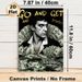Money Motivational Scarface Painting Poster, Monochrome With Gold Accents Portrait Poster, Inspirational "Go And Get Yours" Decor, Ideal For Home_maomaolike.com