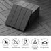 Plastic Composite Deck Tiles Set Of 35pcs, Composite Decking Resist Rust, Water, Weather, Indoor&Outdoor, Easy To DIY & Maintain, Ideal For Patios, Balconies, Rooftops, Decks, 12x12in_maomaolike.com