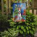 Fox Terrier Christmas Reindeer Garden Flag Mailbox Flag Decorative Yard Flag Banner Outside Patio Artwork Yard Flower Beds, Garden Size, Multicolor_maomaolike.com