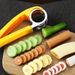 Stainless Steel Multi-Purpose Slicer - Perfect For Bananas, Fruits, Vegetables & Sausages - Manual Kitchen Gadget Food Slicer_maomaolike.com