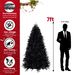 7ft PE/PVC Mixed Black TreewWKl_maomaolike.com