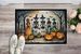 Calacas Skeletons Spooky Halloween Doormat Front Door Mat Indoor Outdoor Rugs For Entryway, Non Slip Washable Low Pile, 24H X 36W_maomaolike.com