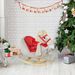 Kids Ride-On Rocking Horse Toy, Rocker With Lullaby Song, Hand Puppets & Soft Plush Fabric For Children 18-36 Months, Gray_maomaolike.com