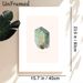 Amazonite Crystal Painting Poster, Delicate Realistic Mineral Art Poster, Elegant Natural Decor Piece Suitable For Living Room, Bedroom And Study Area_maomaolike.com