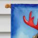 Anatolian Shepherd Dog Christmas Reindeer House Flag Large Porch Sleeve Pole Decorative Outside Yard Banner Artwork Wall Hanging, Polyester, House Size, Multicolor_maomaolike.com