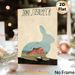 John Steinbeck Farm Rabbit Painting Poster, Vintage Rabbit Silhouette With Red Farm Scene Poster, Retro Literary-inspired Decor For Home Study, Living_maomaolike.com