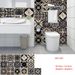 32-Piece Set Luxury Black Gold Moroccan Tile Stickers, Waterproof Peel And Stick Backsplash Decals For Kitchen Bathroom Wall Renovation_maomaolike.com