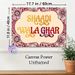 Indian Wedding Themed Painting Poster, Ornate Mandala Style Poster, Vibrant Decorative Border With Glittery Festive Typography, Ideal Cultural Decor_maomaolike.com