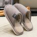 Winter Warm Men House Non Slip Soft Shoes Comfortable Flat Heel Home Indoor Plush Slippers Bedroom Female Shoes_maomaolike.com