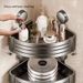 Bathroom Storage Rack Suction Cup Triangle Basket Wall-Mounted Corner Organizer For Washroom Toilet_maomaolike.com