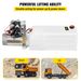 Hydraulic Pump, 8 Quart/2 Gal Double Acting Dump Trailer Pump DC 12V, 3200 PSI Max Relief Pressure, Electric Hydraulic Power Unit For Dump Trailer Car Lifting (with 4pcs SAE #6 Connectors)_maomaolike.com