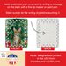 Bengal Cat By The Christmas Tree Porcelain Ornament Christmas Tree Hanging Decorations For Home Christmas Holiday, Rectangle, Gift, Multicolor_maomaolike.com