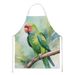 African Ringneck Parrot Apron Cooking Kitchen Server Baking Crafts Gardening For Adult Women Men, Unisex, Large, Multicolor_maomaolike.com