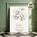 Sabr (Patience) Quran Verse Painting Poster, Soft Watercolor White Peony Floral Poster, Inspirational Religious Verse Decor Idea For Home, Living Room_maomaolike.com