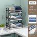 Kitchen Multi-Function Rack Drainer Utensil Storage Shelf Home Use Drainage Dish Plate Holder Organization Stand_maomaolike.com