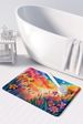 Alstroemerias In Color Memory Foam Kitchen Mat Machine Washable Anti-Fatigue Mat Cushion Comfort Bath Mat Or Kitchen Rug_maomaolike.com