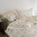Wholesale INS Girl Heart Korean Romantic Small Floral Four-Piece Princess Style Ruffled Edge Pure Cotton 4-Piece Set_maomaolike.com