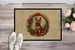 Australian Terrier Christmas Flowers Doormat Front Door Mat Indoor Outdoor Rugs For Entryway, Non Slip Washable Low Pile, 24H X 36W_maomaolike.com