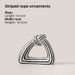 Modern Art Creative Simple Striped Knot Vase Home Entrance Living Room High-end Decorative Ornament_maomaolike.com