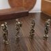 Brass Eight Immortals Crossing The Sea Buddha Statue Vintage Desktop Small Ornament Antique Miscellaneous Cultural Play_maomaolike.com