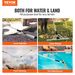 VEVOR Landscape Rake, 36" Head Aluminum Landscape Rake, Lake Rake With 102.36" Adjustable Extension Handle, Rope And Float, For Loosening Soil, Lawn Care, Ing Lake, Garden, Pond_maomaolike.com