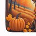 Chocolate Labrador Retriever Fall Memory Foam Kitchen Mat Machine Washable Anti-Fatigue Mat Cushion Comfort Bath Mat Or Kitchen Rug_maomaolike.com