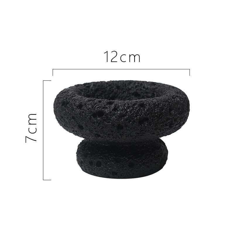 Ceramic Cement Non-Porous Pot Flower Arrangement Micro Landscape Moss Succulent Asparagus Fern Money Tree Green Plant Tea Table_maomaolike.com