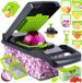 14 In 1 Onion Slicer Screw Manual Shredder Fruit And Vegetable Chopper_maomaolike.com