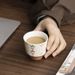 Ceramic Cup, Tea Set, Single Cup, Hand-held, Concentrated Cup, Vintage Coffee Cup_maomaolike.com