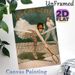 Vintage Parisian Tennis Painting Poster, Retro Art Deco Style "La Vie Parisienne" Tennis Scene Poster, Nostalgic Artistic Piece Ideal For Living Room_maomaolike.com
