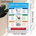 French Regular Verbs Learning Painting Poster, Color-coded Educational Illustrated Poster, Practical French Grammar Study Aid, Suitable For Language_maomaolike.com