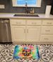 Pomeranian Hippie Dawg Memory Foam Kitchen Mat Machine Washable Anti-Fatigue Mat Cushion Comfort Bath Mat Or Kitchen Rug_maomaolike.com
