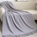Apartment Bed End Decoration Sofa Bed Cover Knitted Bed End Blanket Hotel Bed Flag_maomaolike.com