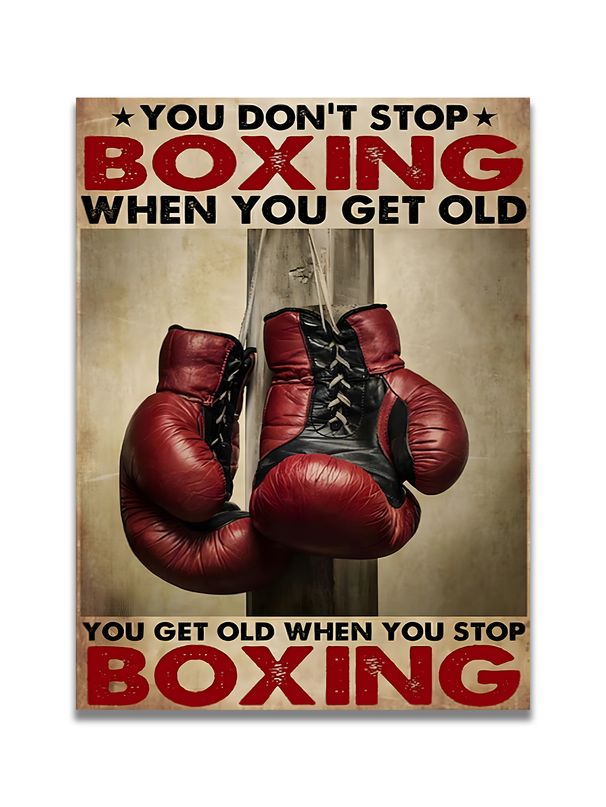 Retro Boxing Theme, Hardcore Motivational Culture, Boxing Gloves, Perseverance And Vitality, Sporting Mottos, Gym Scenes_maomaolike.com