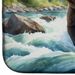 Alaskan Wilderness Grizzly Bear Dish Drying Mat Absorbent Dish Drying Mat Pad For Kitchen Counter Dish Drainer Mat For Countertop, 14 X 21", Multicolor_maomaolike.com