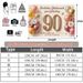 90th Birthday Party Banner - 2D Flat Polyester Backdrop With Balloon Theme, Wall Hanging Photo Props, Party Decor_maomaolike.com